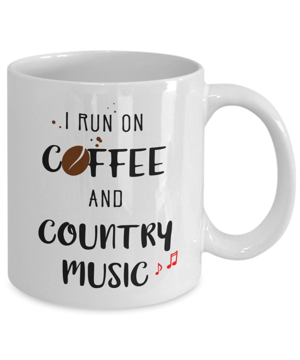 Funziona su Coffee and Country Music – Tazza da tè Hot Cocoa Coffee Cup – Novità compleanno Natale anniversario GAG regalo idea 11oz Infradito colorati estivi, con finte perline