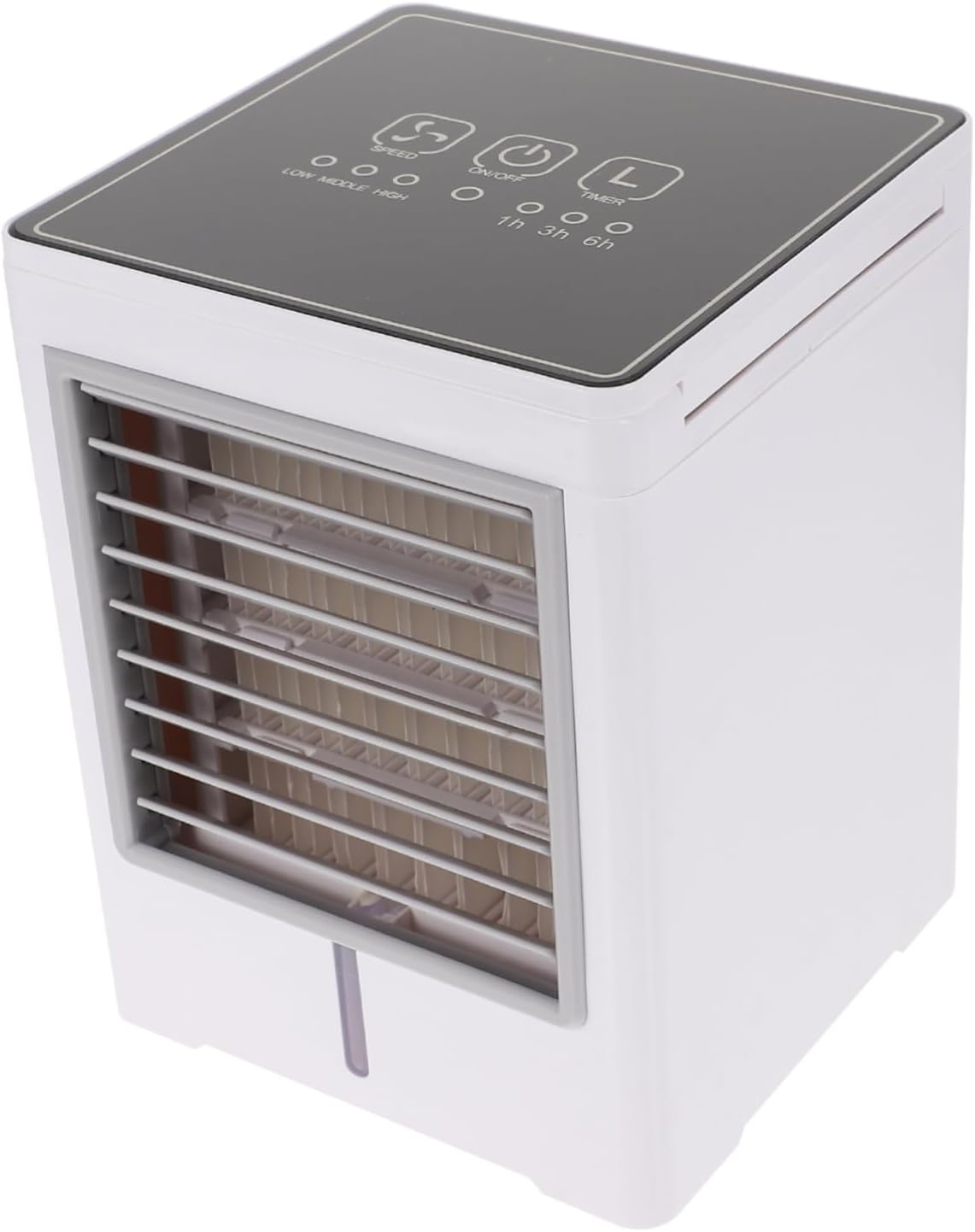 Cabilock 1set Usb Mini Conditioner Cooling Fan Speed Desk Cooler Usb Charging for Home Office Travel Energy Efficient Compact Design