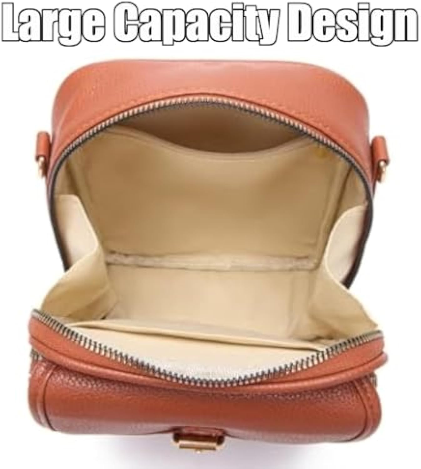 Enjoyaitlife torba crossbody, vintage, podwójna, antykradzieżowa, torebka o dużej pojemności, dla kobiet