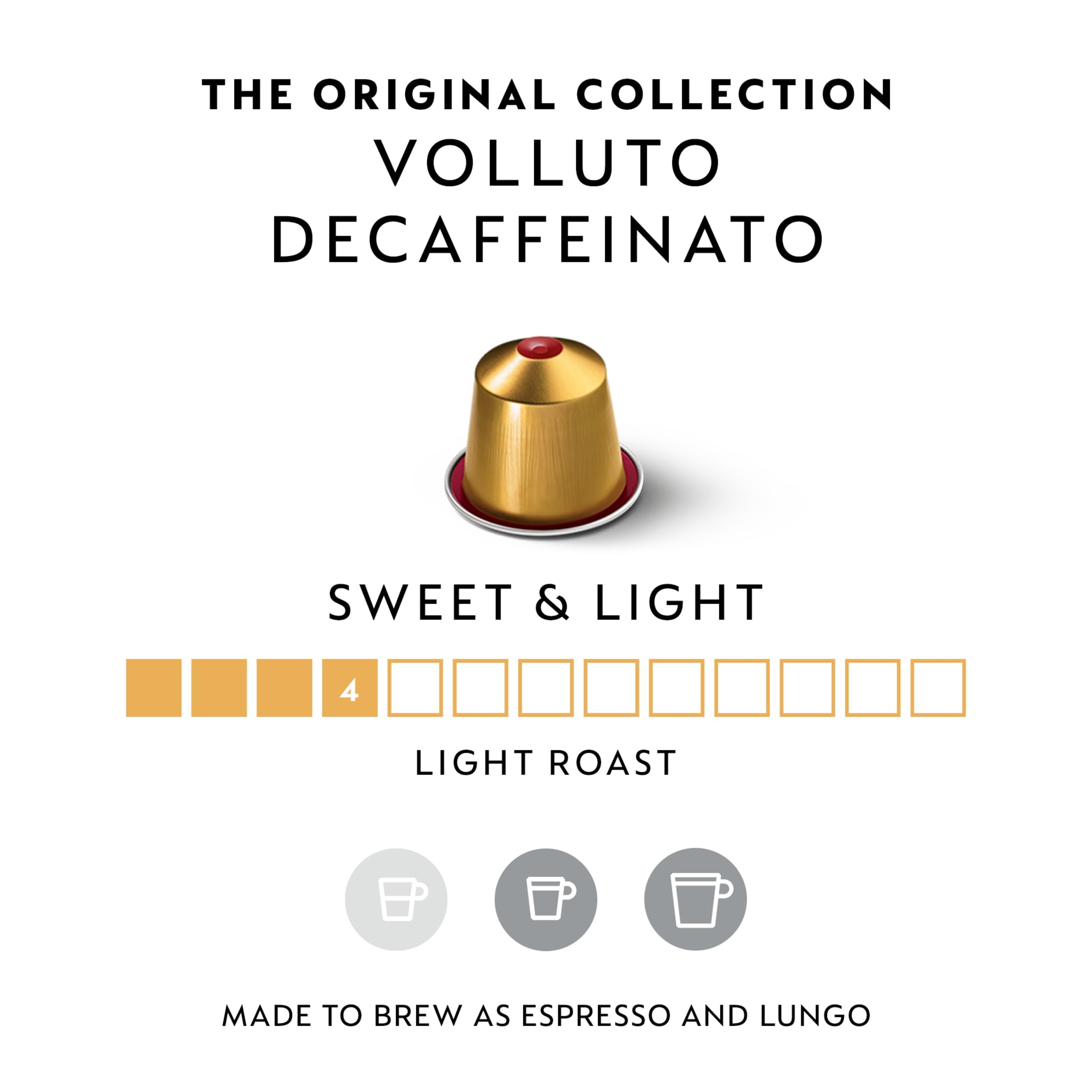 Amazon.com: Nespresso Capsules Original Line, Volluto Decaffeinato