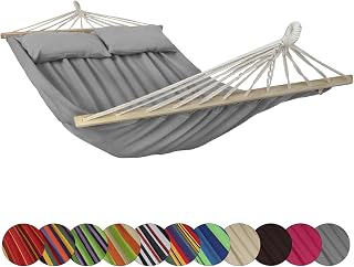 BB Sport Stabhängematte 240 x 150 cm 2 Kissen 300 kg 2 Personen Karst