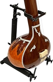 Female Tanpura Stand, Detachable, Lightweight and Portable Design, Soft Rubber Padding for Protection, Carry Bag Included Price In India