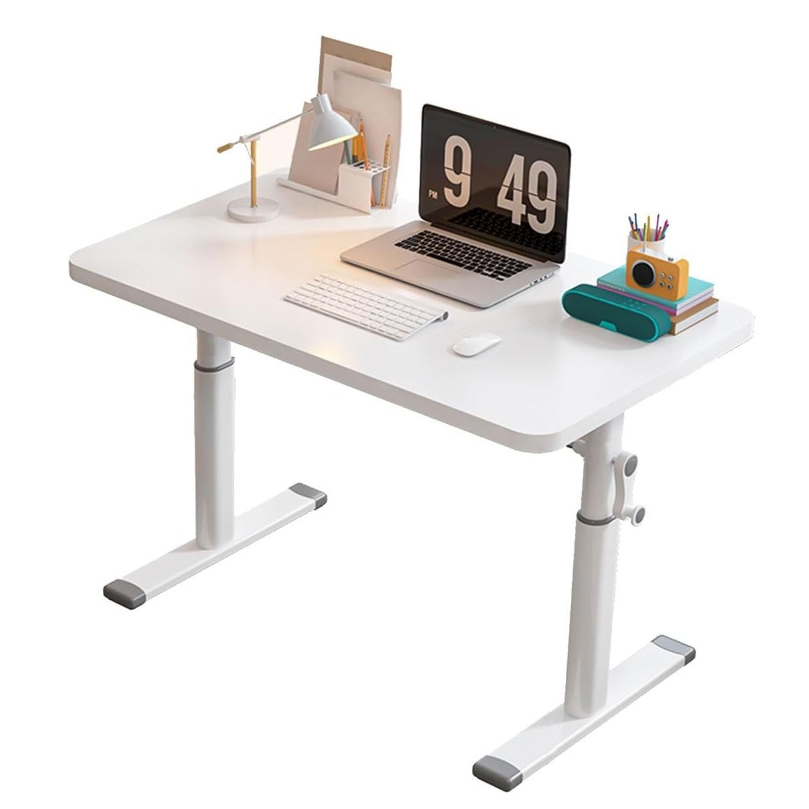 Table assis-debout réglable en hauteur 65-90cm acier carbone