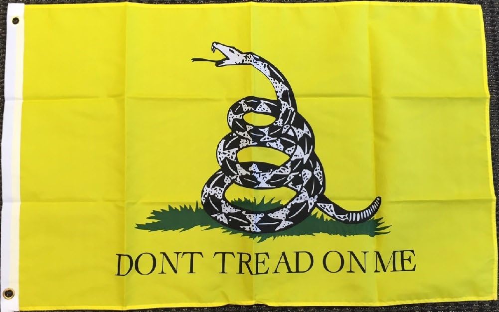 Gadsden Dont Tread on Me Flag 4 x 6 Foot Tea Party Banner Sign LARGE 4x6 Ft New