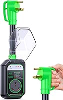 Vista 8 de GEARGO Protectores de sobretensión para RV de 30 amperios, analizador de circuito RV, [𝟐𝟎𝟐𝟓 Nueva mejora y Gen2] Protección completa, enchufe