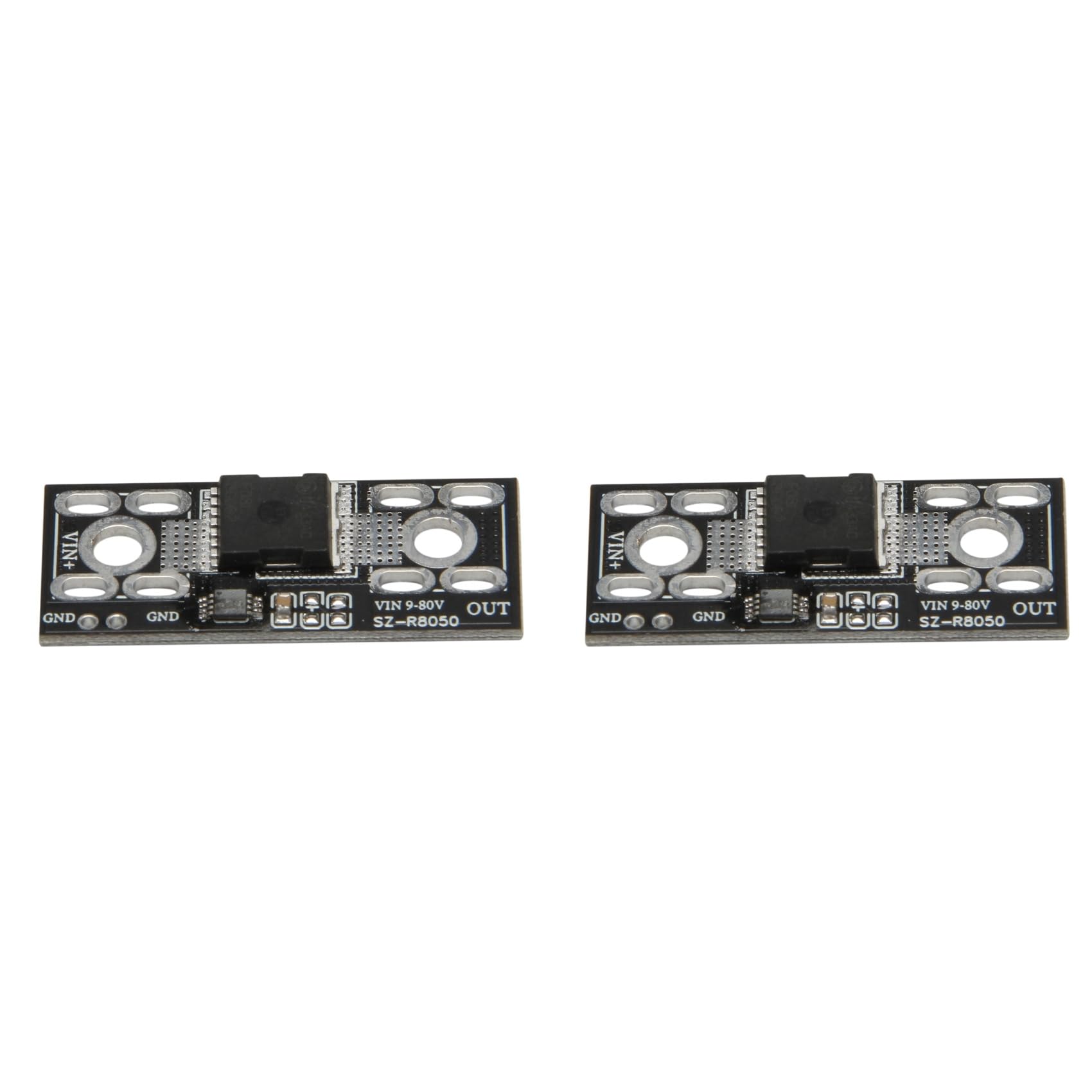 Jnchdghwa Black 2X 9V-80V 50A High Current Perfect Diode Module Solar Anti-Reverse Charging Anti-Reverse Current Protection B