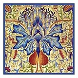 Blue Thistle by William Morris Counted Cross Stitch Pattern