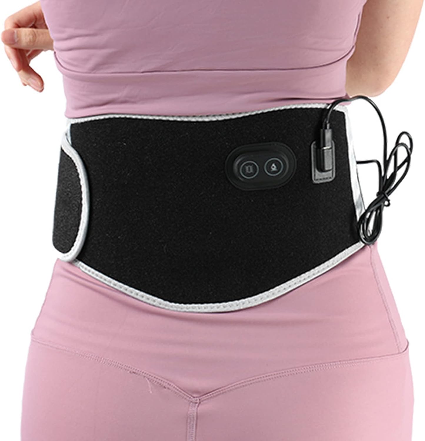 Dekaim Heated Waist Belt, Temperature Adjustable Soft Pain Relief