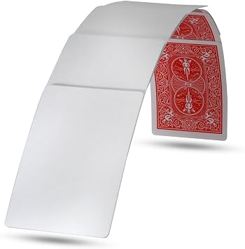 Blank Playing Cards Bicycle Deck - Red Backs