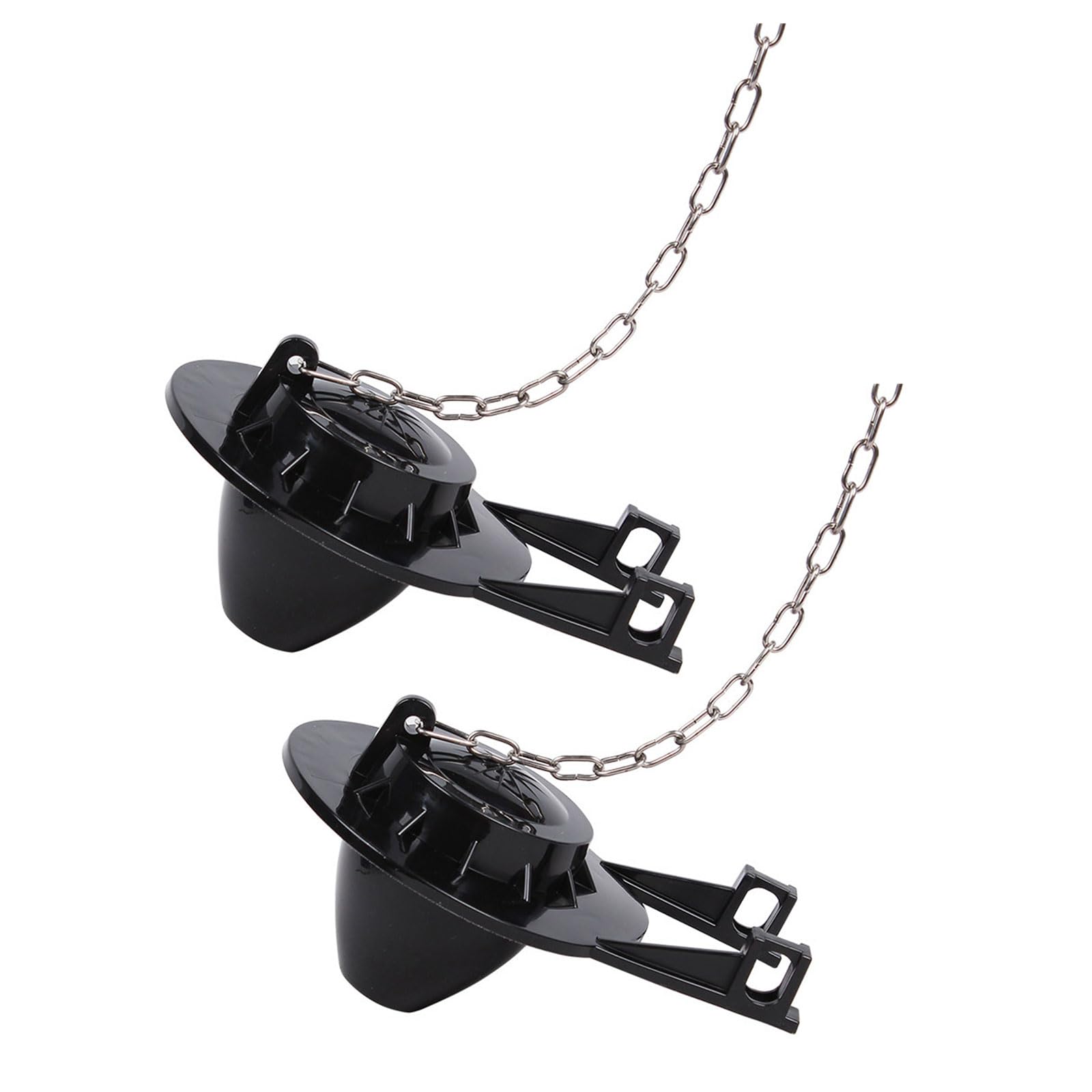2Pcs Toilet Flapper Flush Valves Covers 2inch Universals Stoppers Water Saving Flush Valves Replacement