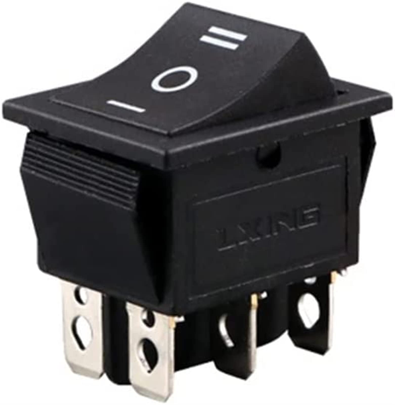 Interruptor basculante Kcd2 1 Uds Interruptor basculante Interruptor de Encendido 3 Posiciones 6 Equipos eléctricos con Interruptor de luz 16a 250vac / 20a 125va(On-Off-on)