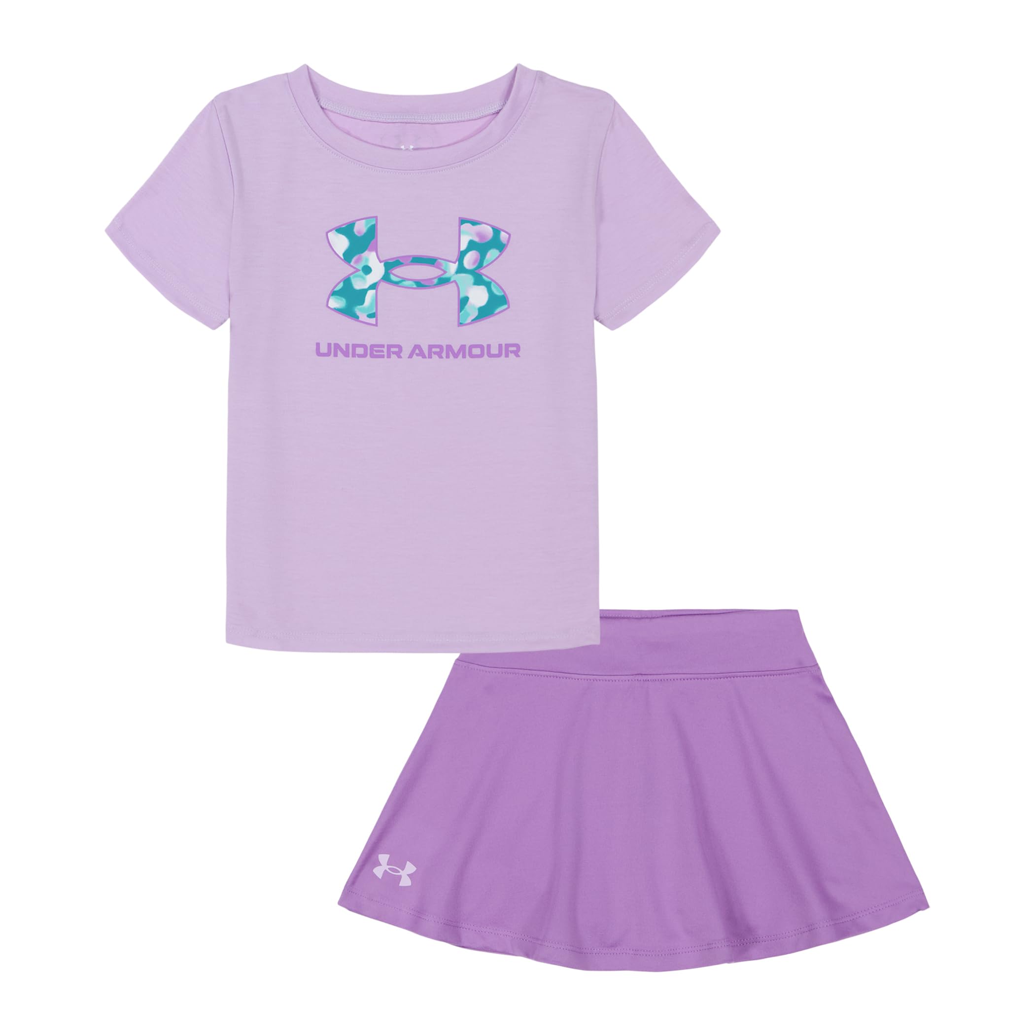 Under Armour Girl's 2-piece Short Sleeve Tee and Skort Set