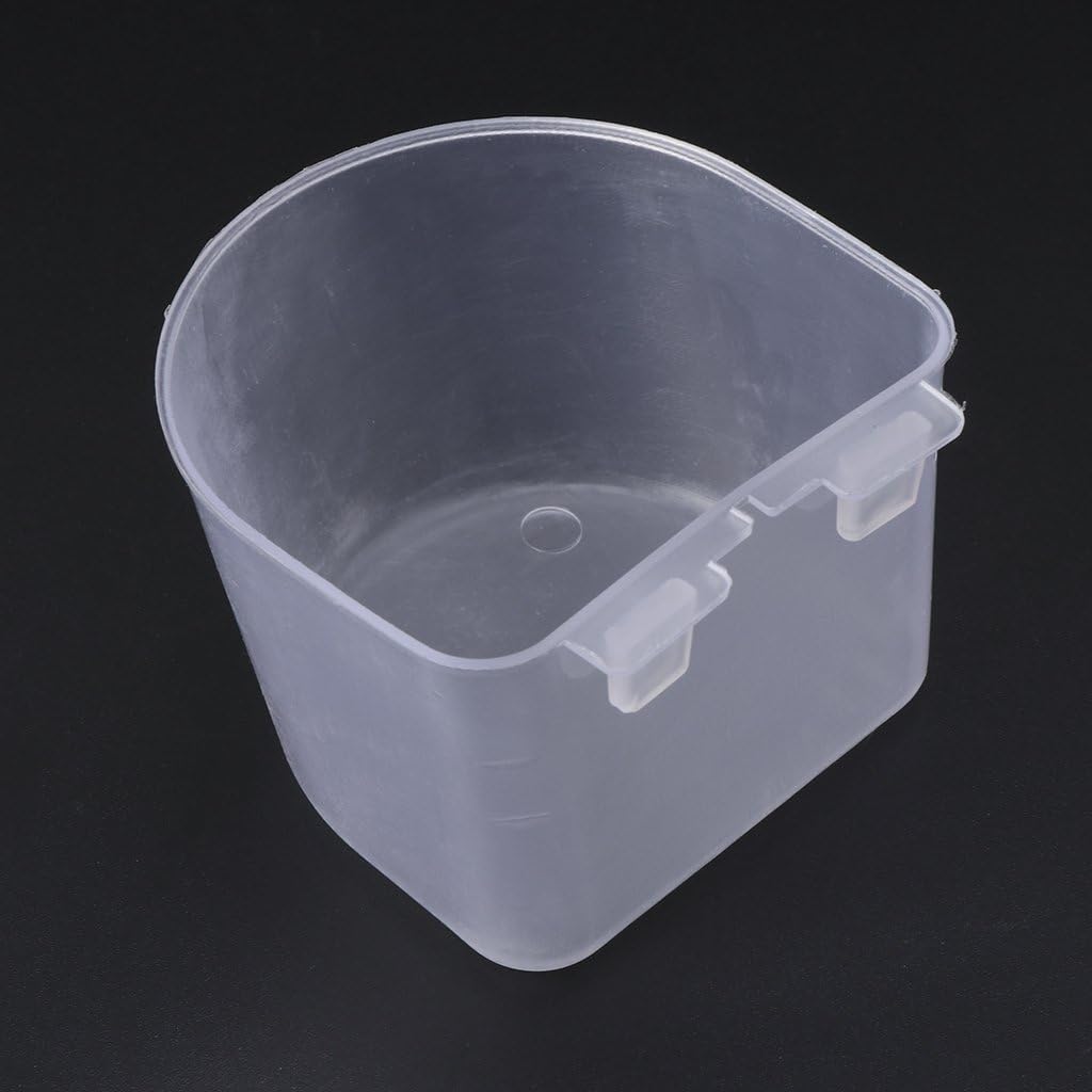 5 Pack Bird Feeding Cups Food Water Bowl Cage Cup for Parakeet Conure Cockatiel Lovebird Bird Feeder