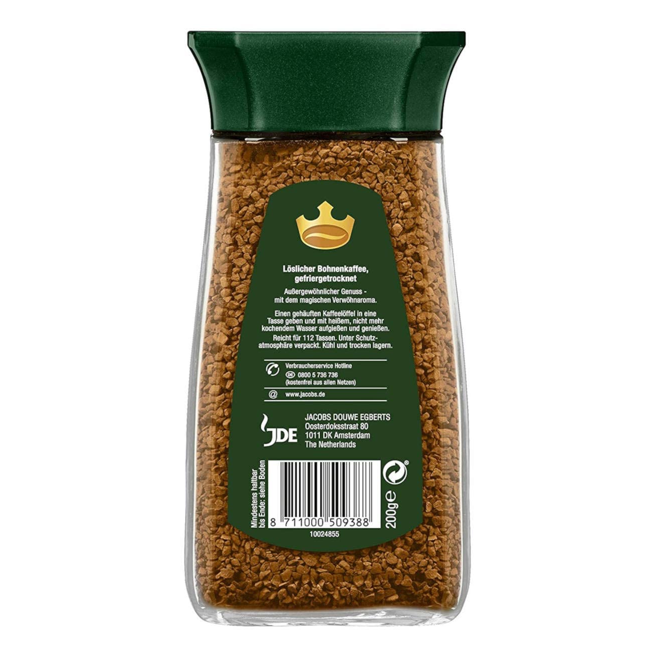 Jacobs - Krönung Kawa rozpuszczalna, 6 x 200 g