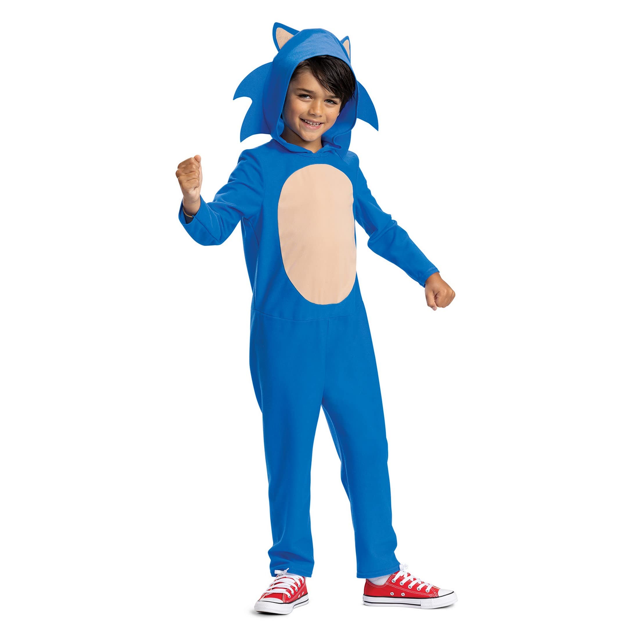 Disguise Oficial- Disfraz Sonic Niño The Hedgehog, Disfraz Sonic Niño, Disfraces Sonic Niño, Disfraz Niño Sonic, Disfraz Erizo Niño, Disfraces Niño Sonic, Disfraz Carnaval Niño Halloween Tallas S,M