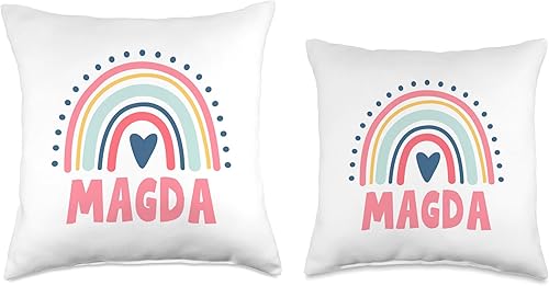 Miniatura 3 de Magda Name Custom Woman Myth Legend Pink Birthday Party Throw Pillow, 16x16, Multicolor
