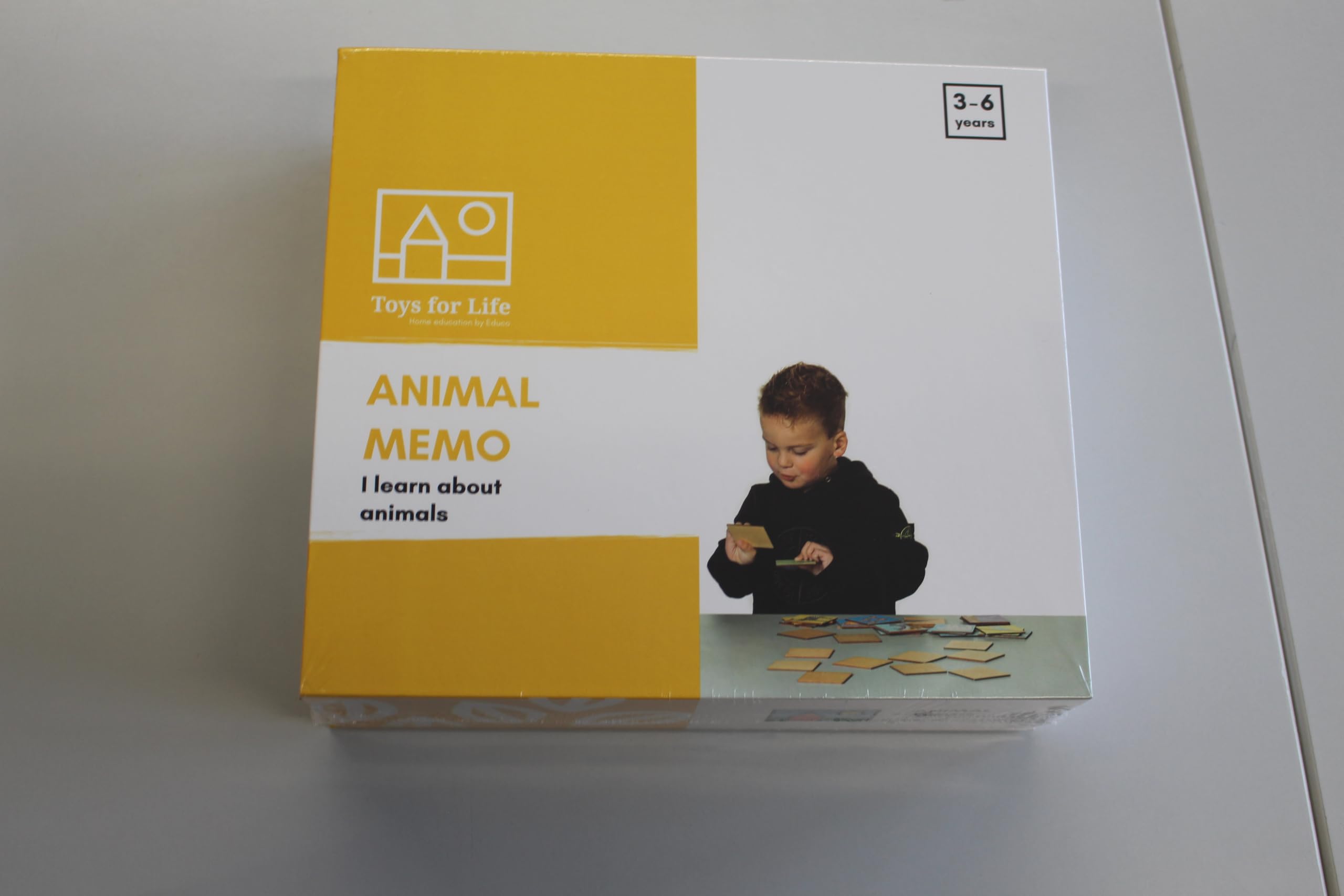 Eduplay juego de memoria animales - juego infantil educativo cartón multicolor