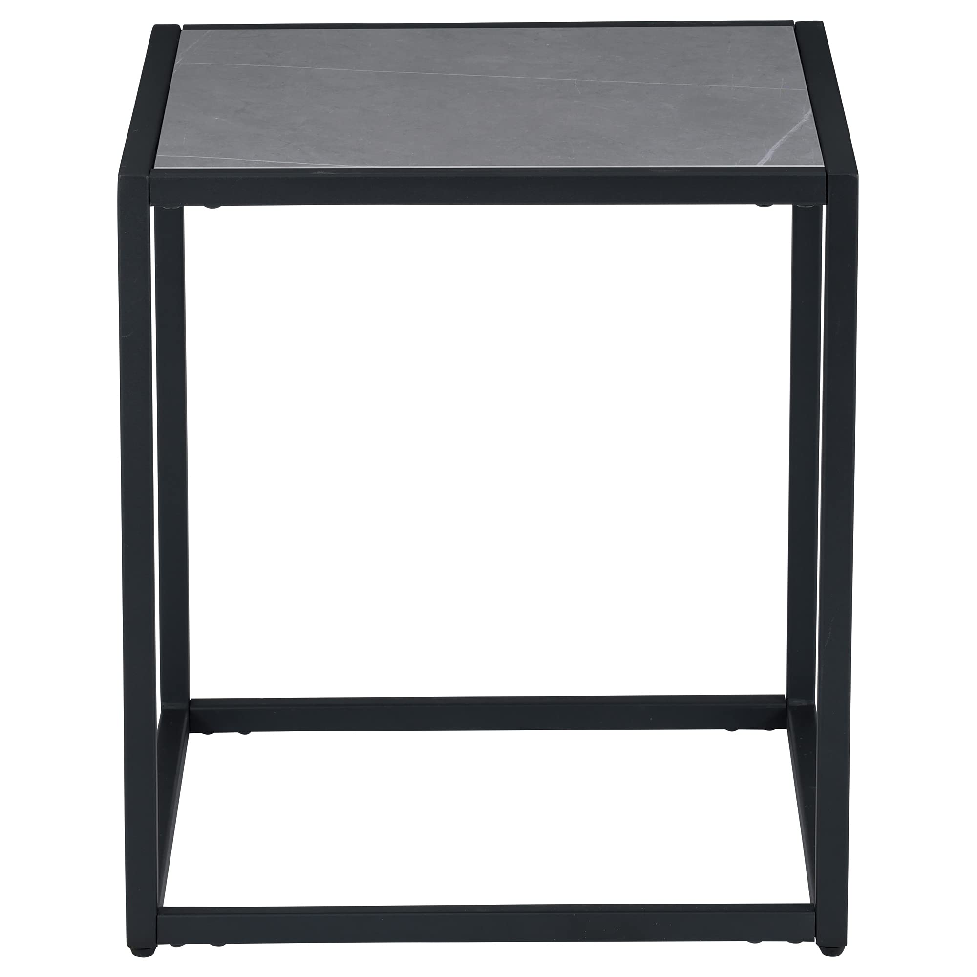 Amazon｜関家具(Sekikagu) 大川家具 サイドテーブル グレー セラミック 