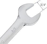 Vista 4 de Llave combinada de trinquete de cabeza flexible de 3/4 pulgadas SAE 72 dientes de 12 puntos de trinquete de caja de trinquete y herramientas
