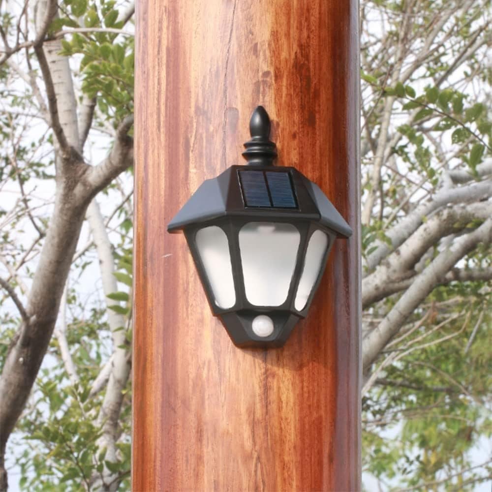 noxozoqm Solar Wall Light LED Wall Light Outdoor Garden Decorative Wall Light high Brightness Wall Light Luminous Lighting