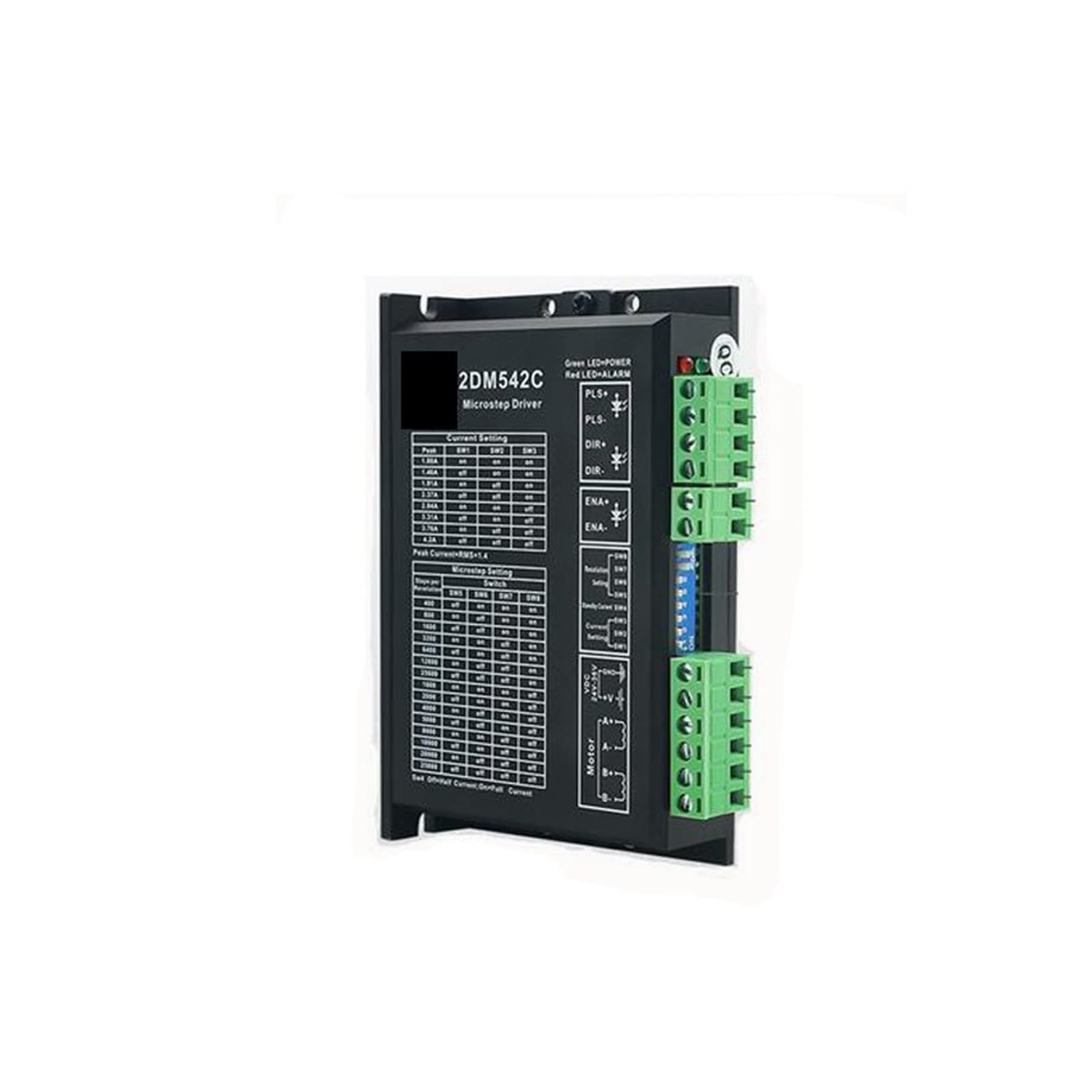 24-36VDC 4.2A Digital Hybrid 2-Phase Stepper Motor Driver Controller Match con 57mm Stepper Motor 2DM542C