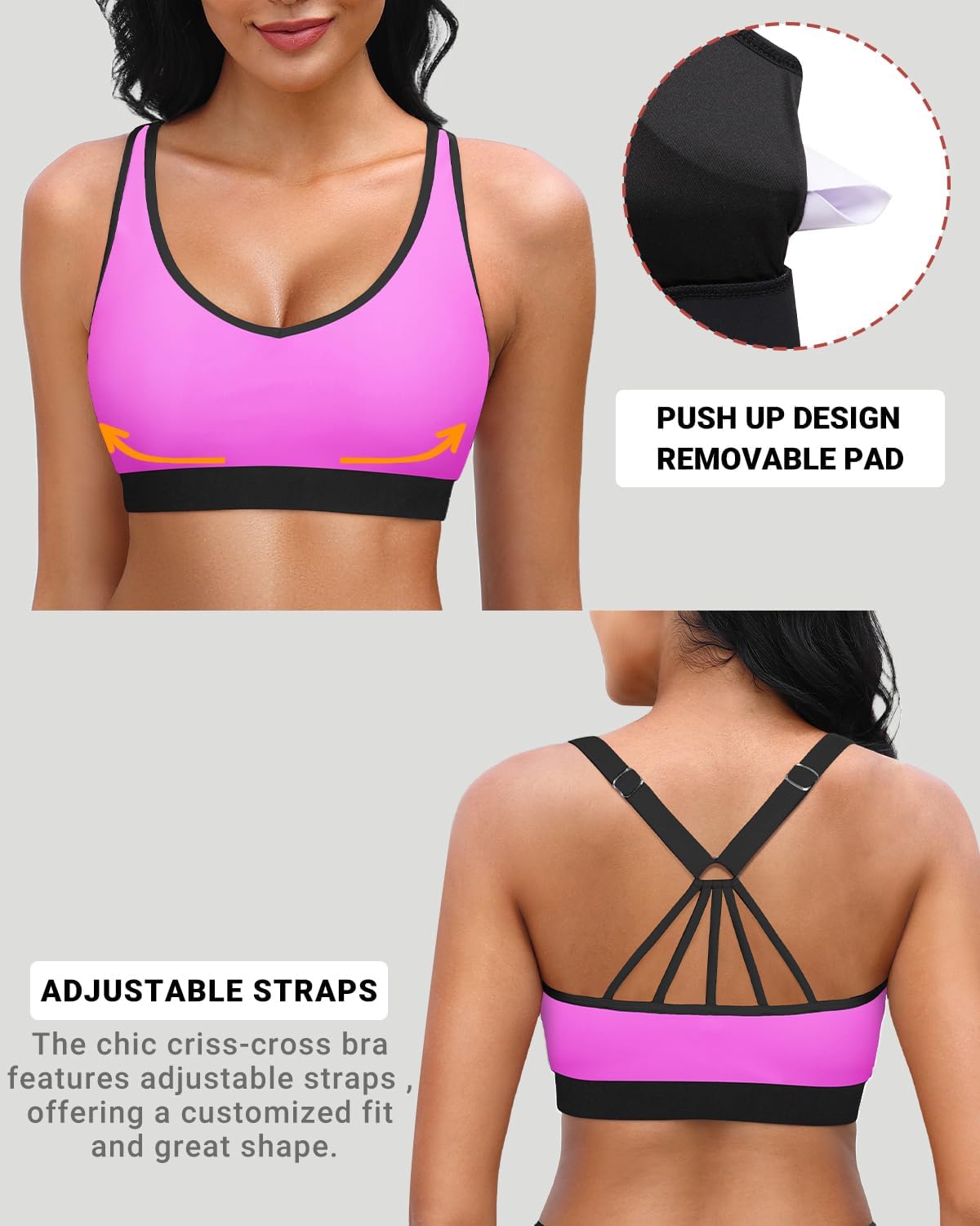 Daci Women 3 Piece Rash Guard - Long Sleeve Zip Up Swim Shirt with Sports Bra and Shorts UPF 50+ Modest Swimuits 2026