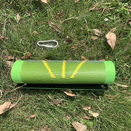 Golf Strike Mat, Mini Golf Practice Hitting Aid, Fixed Ground Rug For Swing Detection Batting, No Taste, Portable Practice Golf Mat Velvet,Gift For Indoor/Backyard(10" X 20") #TOP2