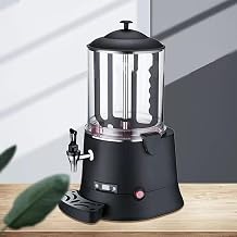 Hot Chocolate Machine, Commercial Chocolate Melting Machine, hot Drink Kettle with tap, Adjustable Chocolate Tempering Machine, for Heating Chocolate Coffee Milk 220v 10l