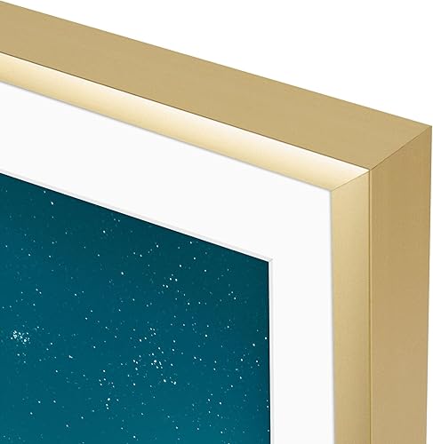 Vista 144 de Frametory - Marco de aluminio de 11 x 14 para fotos de 8 x 10 (en pulgadas), con paspartú marfil, de pared, con gancho de sierra, pestañas Bronce