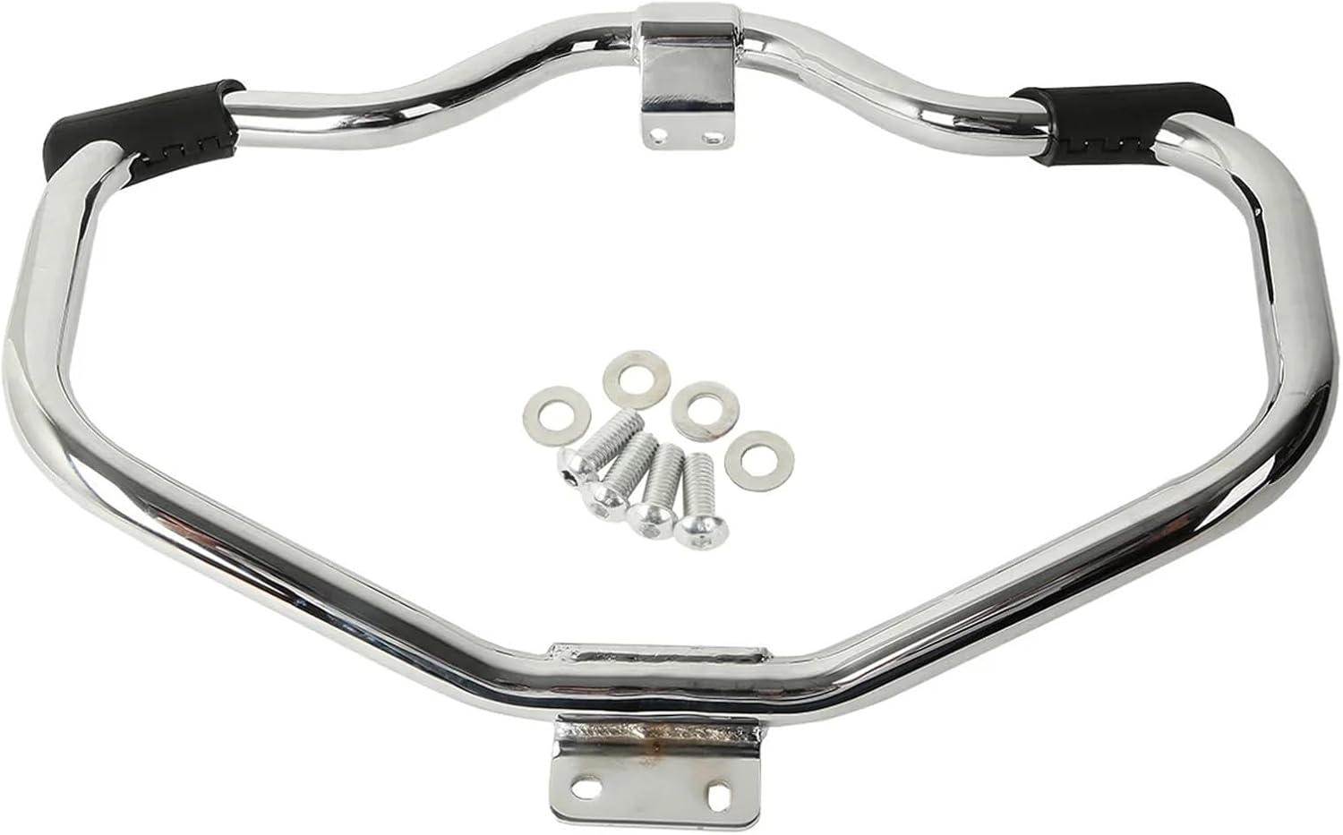 Motorcycle Mustache Engine Guard Highway Crash Bar for Harley Sportster Iron 883 Forty Eight Superlow Roadster XL1200 2004-2023(Chrome)