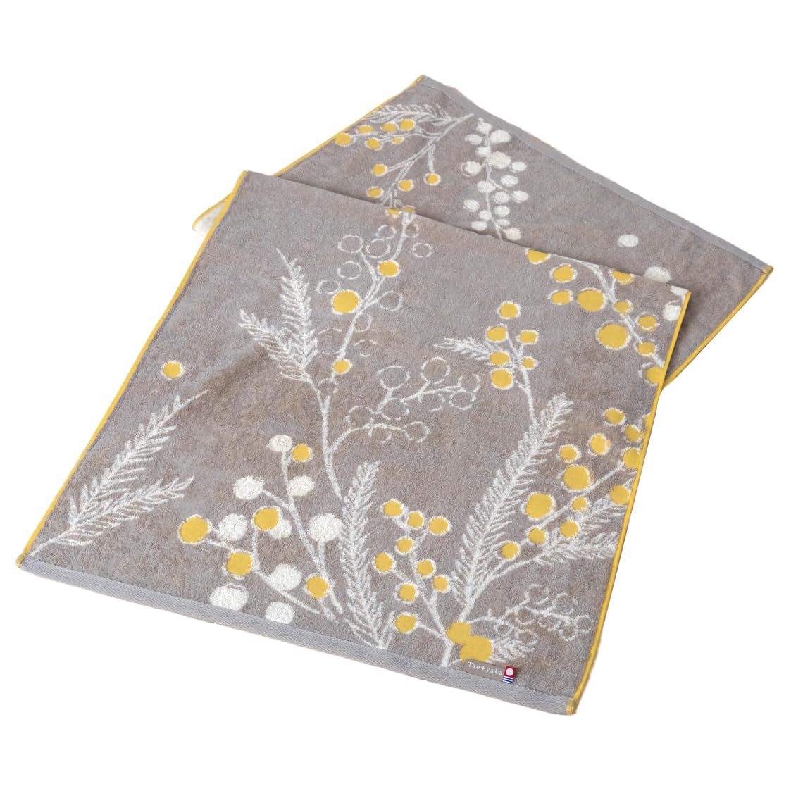 Taoyaka Imabari Towel, Face Towel, 100% Cotton, Women’s Careful Life, Made in Imabari, Made in Japan (Mimosa, Face Towel)