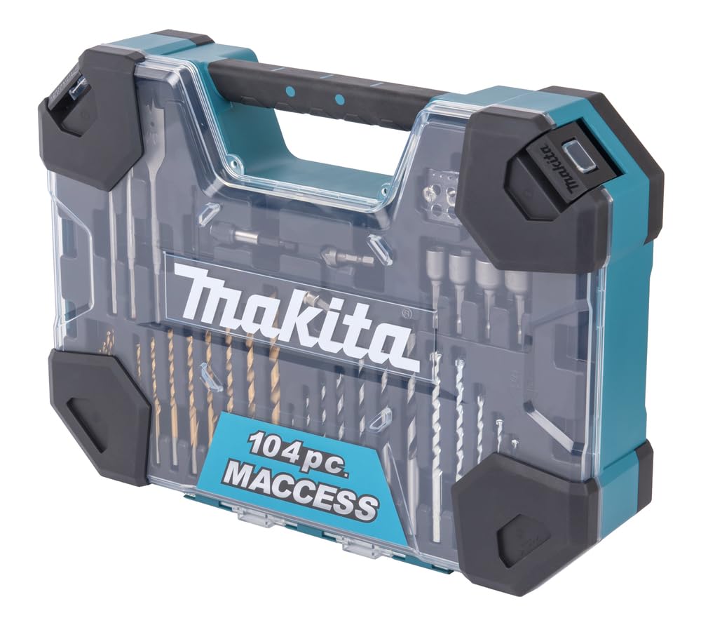 Makita E-22604 104 części Zestaw wierteł i bitów