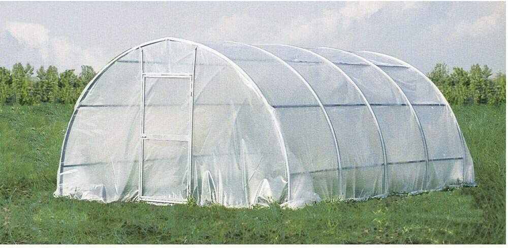 Telo per serra MT 8X15 Telone professionale in polietilene additivata 3 strati LONG LIFE trasparente UV5 nylon cellophane plastica Spes 0,20 Peso 190 gr/mq robusto super resistente MADE IN ITALY