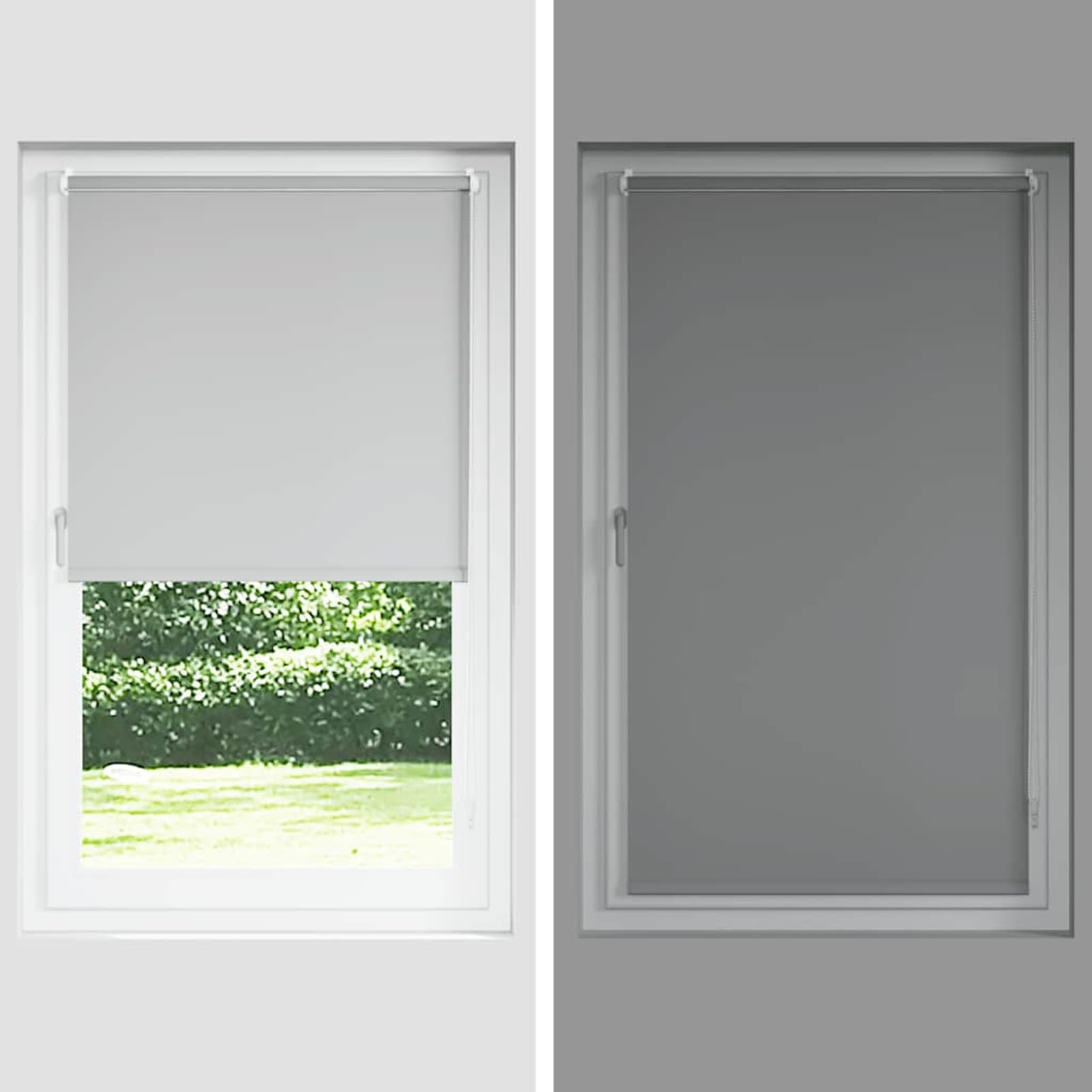 Gecheer Store à rouleau occultant 150 x 175 cm, largeur du tissu 146,6 cm, store à rouleau vertical, store occultant, store roulant, stores à rouleaux pour porte fenêtre, p4011424