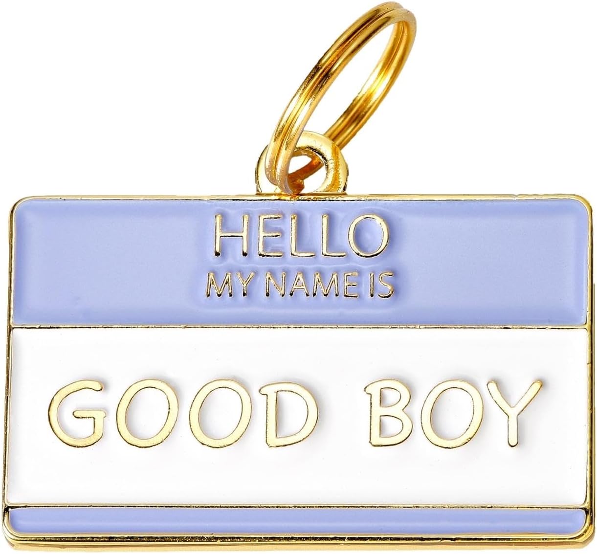 Two Tails Da Bomb Pet ID Tag, Custom Engraved Dog Name Tag, Personalized Charm for Dogs & Puppies, Durable Brass with Silver Plating, Fun Enamel Pet Accessory for Collars & Harnesses