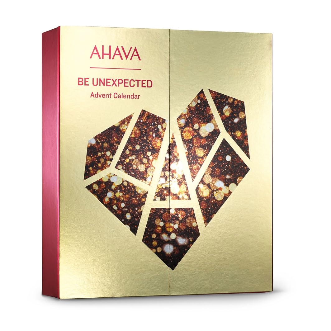 AHAVA Set per festività | Il set regalo avventura – Calendario dell'Avvento con sorprese di bellezza per 24 giorni per una festa di amore e splendore