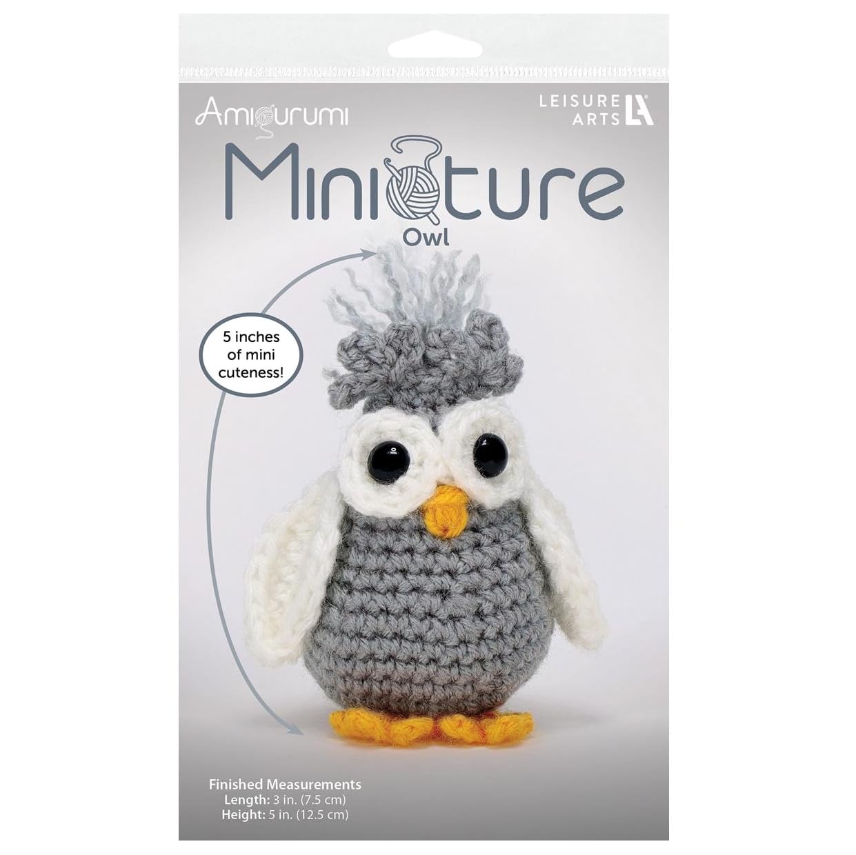 Leisure Arts Amigurumi Miniatures Owl Crochet Pattern Book
