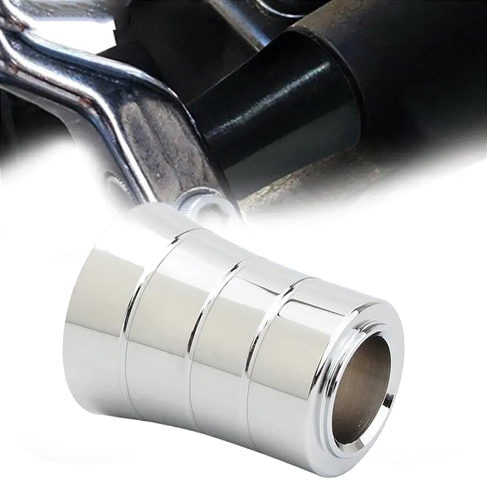 YUNJMYL Heel Shifter Eliminator for Harley Street Glide Freewheeler FLRT Tour CNC Motorcycle Black/Chrome Shift Lever Shaft Spacer