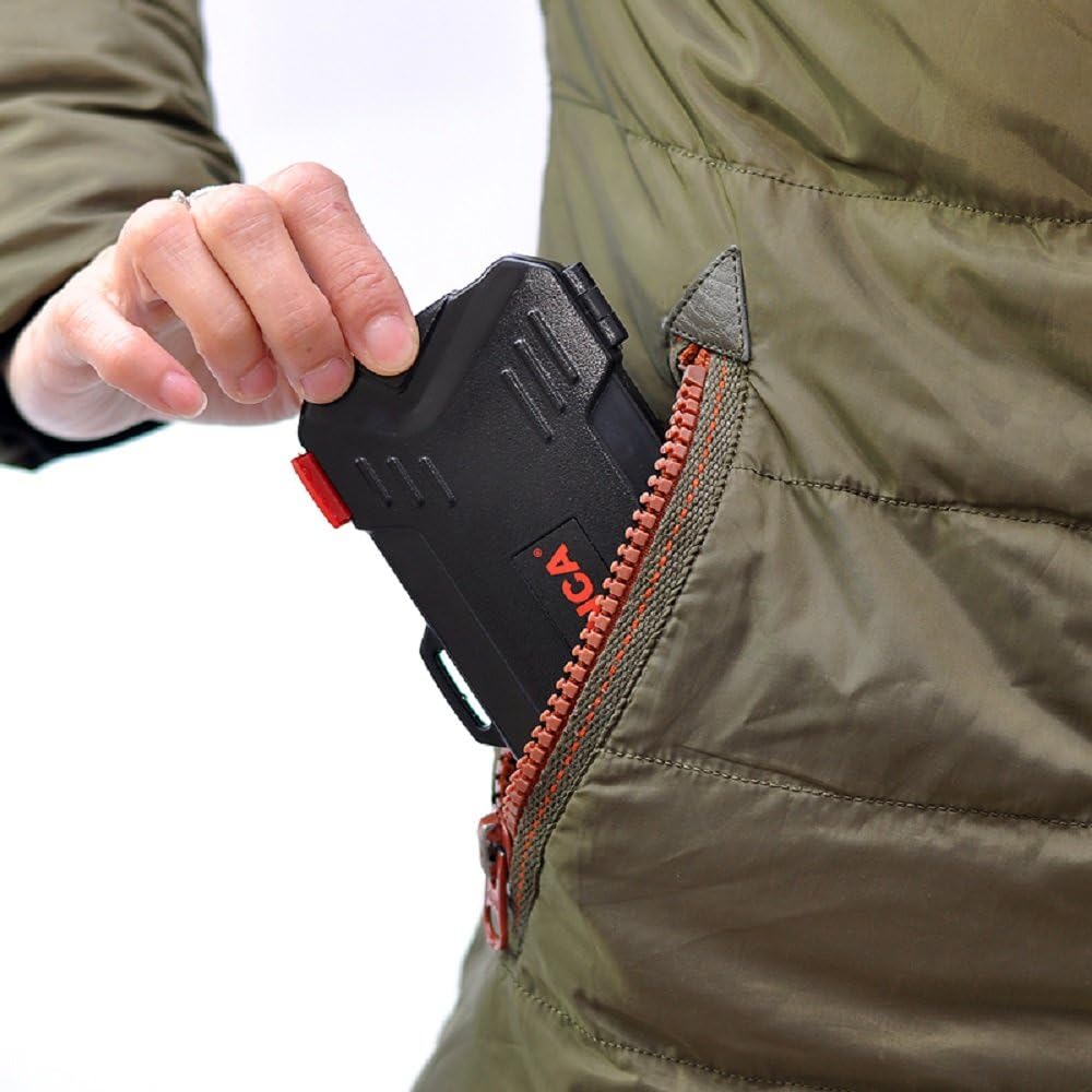 LXH / LYNCA Memory Card Case Holder SD SDHC SDXC/ CF/ MSD/ TF Micro SD Card Storage Box Camera Cartridge Waterproof and Anti-dust Box with Carabiner for 8SD+4CF+12MSD (for 24 Slots) : Electronics