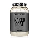 NAKED Goat Vanilla Protein Powder - Pasture Fed Goat Whey Protein Powder from Small-Herd Dairies - Only 3 Ingredients - GMO Free, Soy Free - All Natural - 23 Grams of Protein - 25 Servings