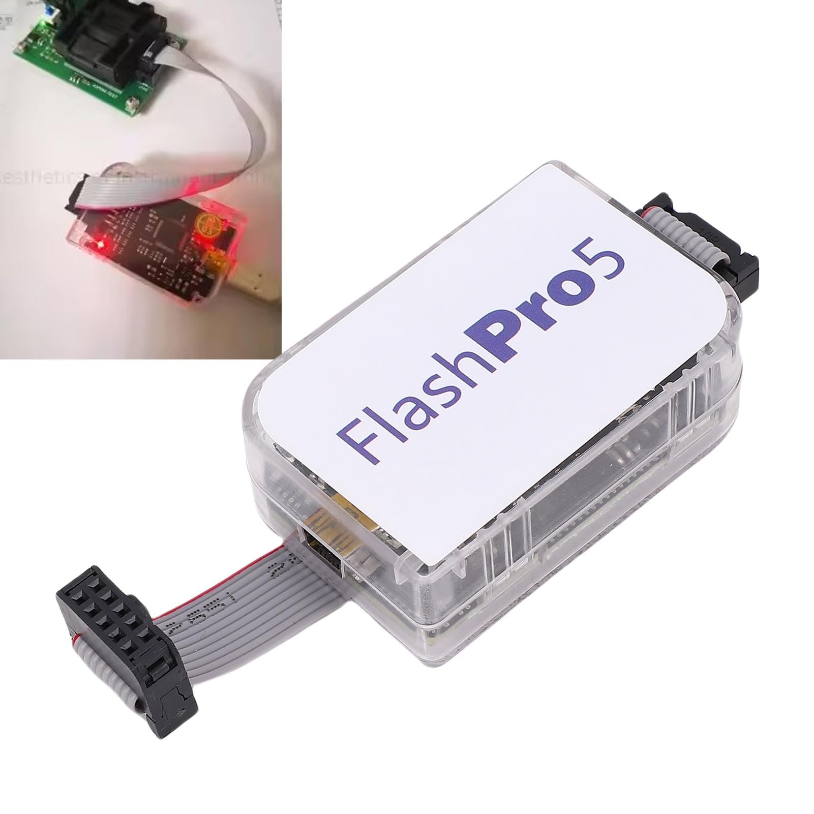 Programmatore sostitutivo Flashpro5 Ampia compatibilità SOC Programmatore FPGA Cavo da USB A a USB Mini B [Programmatore versatile ad alte prestazioni per più sistemi operativi]