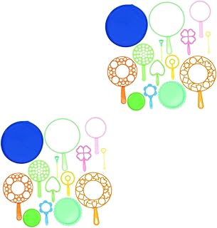 Gadpiparty 28 Pcs Bubble Blower Big Bubble Wands Bubbles for Kids Big Bubbles Tool Set Toy Kids Suit Bulk Kids Gifts Colorful Bubble Wands Bubbles Maker Party Favors Fun Metallic Line Giant