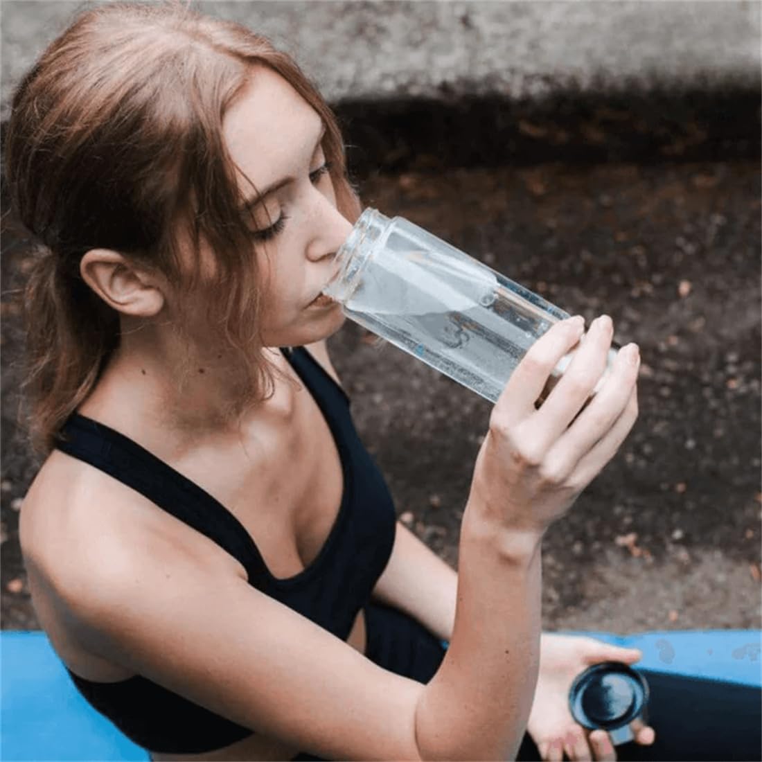 MEIION 420 ml Wasserstoff-Wasserflasche – SPE & PEM-Technologie für 3000+ ppb in 3 Min, Premium Borosilikatglas & Edelstahl, USB-C – ideal für Büro, Reisen, Sportler & Gesundheitsbewusste