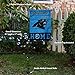 Panthers Welcome to Our Home Garden Flag and Flagpole Mount