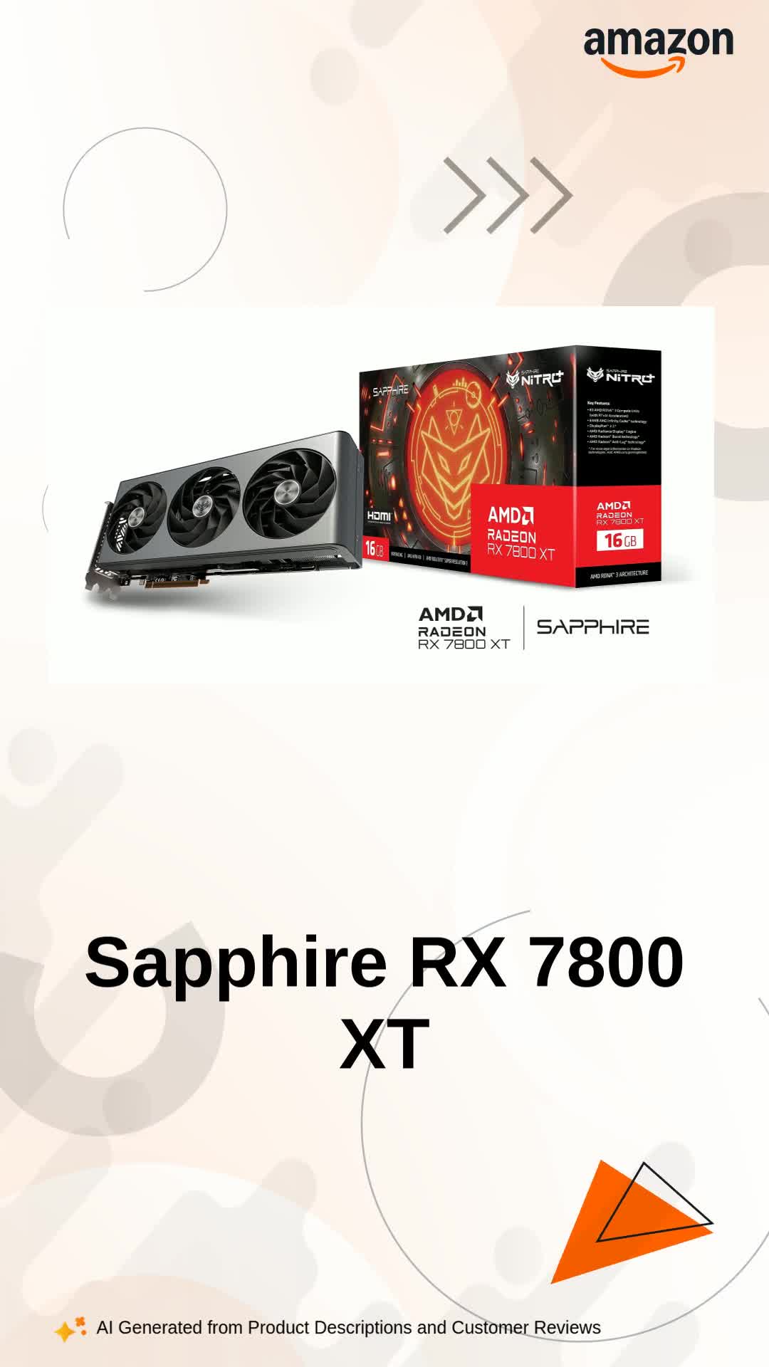 Amazon.in: Buy Sapphire Nitro+ AMD Radeon RX 7800 XT Gaming OC
