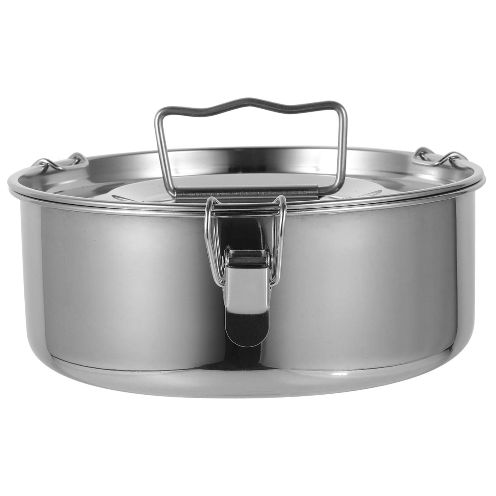 Molde Olla Vaporera de Acero Inoxidable para Flan con Tapa Resistente y Fácil de Usar, Adecuado para Hornear Flanes y Mariscos en Cocina