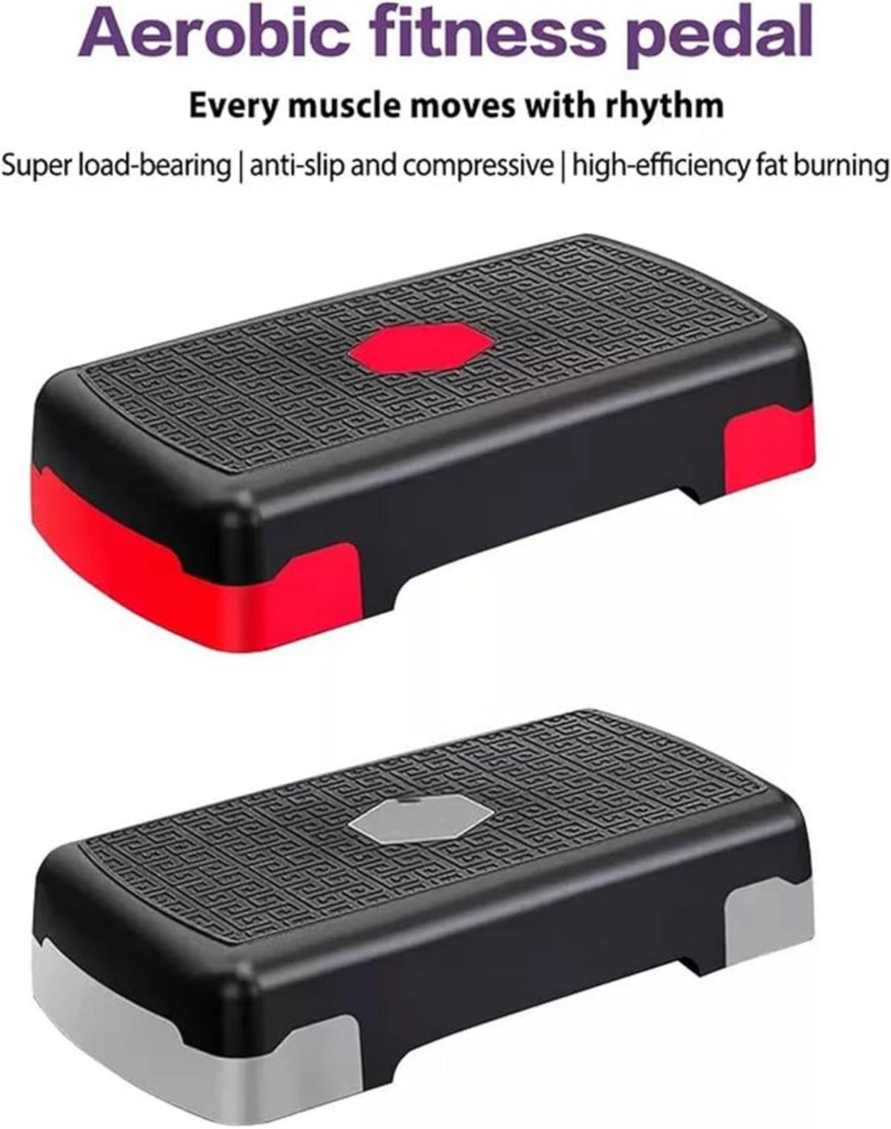 Step d'aérobic Tone Fitness Plateforme d'exercice compacte