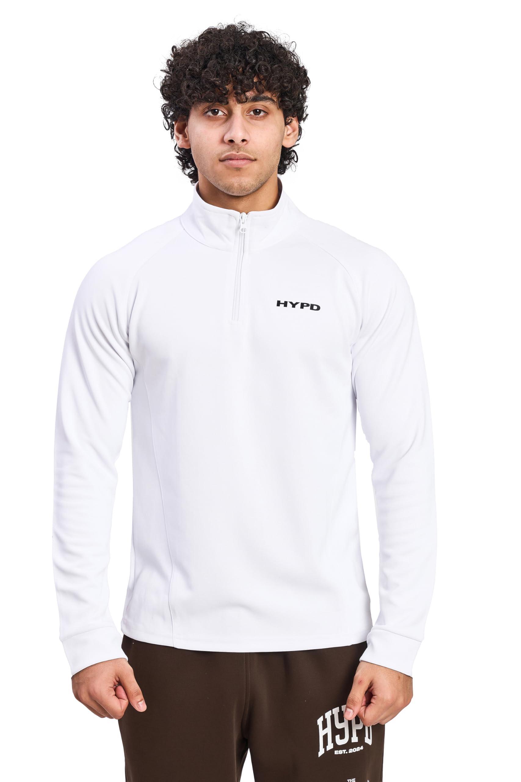 hypd Track Jacket For Man, Core 1/4 Zip upper Full Sleeve Polyester with Pocket Solid Men's Sports Track Jacket | Zip Upper wear-picture-43