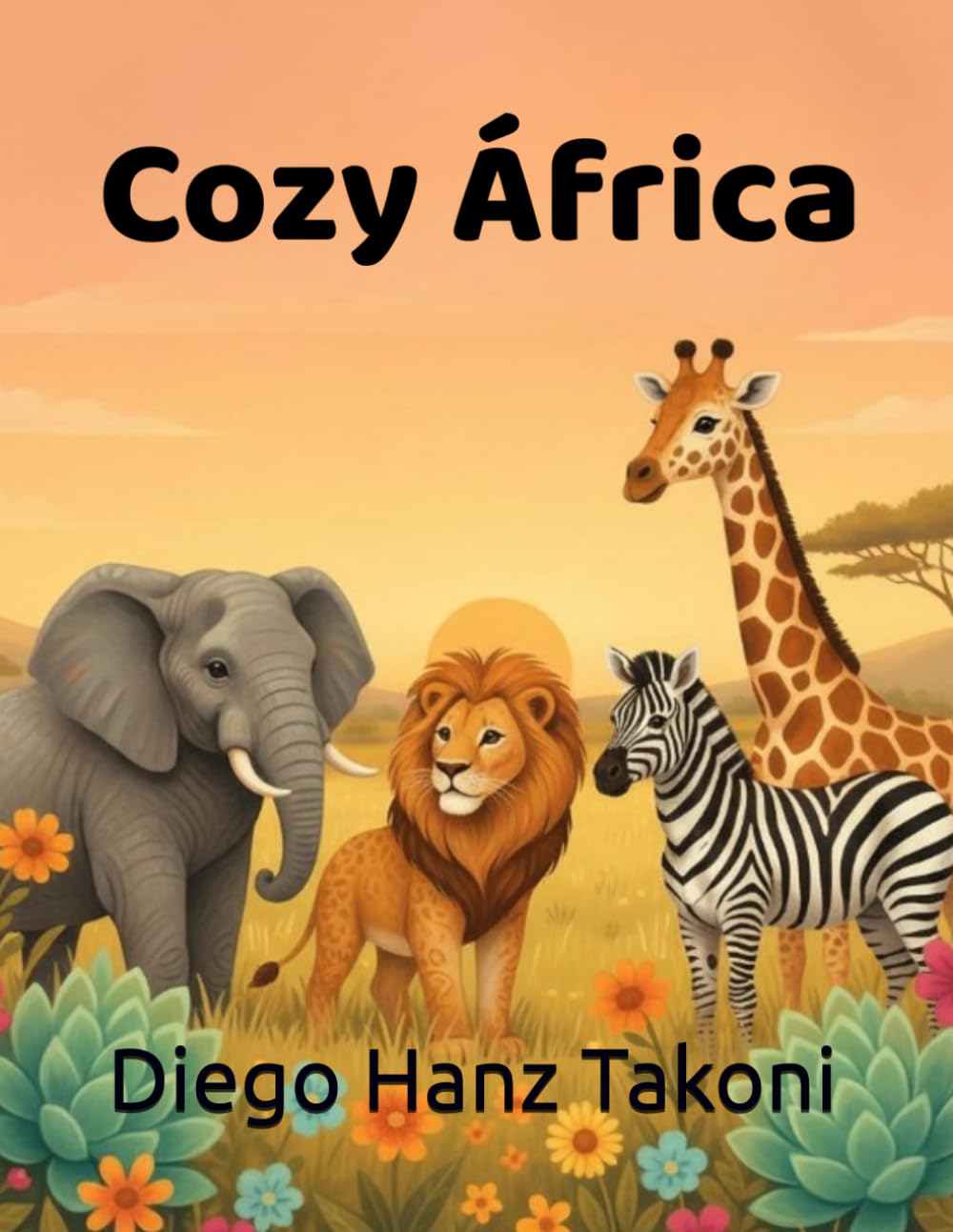 Cozy Africa: Safari Animals Coloring Book