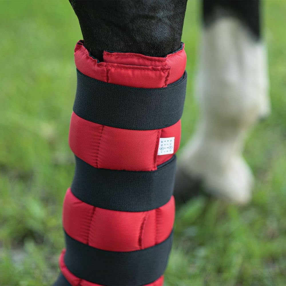 Dura-Tech Cooling Gel Leg & Hoof Wrap for Horses | Ultimate Cold Therapy | No Ice Needed | Fits Most Horses | Stays Cold for Hours | Durable & Adjustable